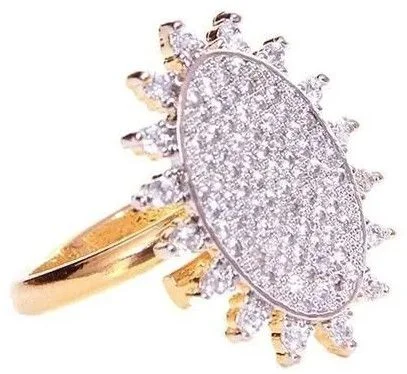 Beautiful Crystal Butterfly Adjustable Ring