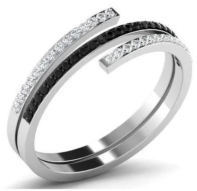Full circle flower-shaped ring