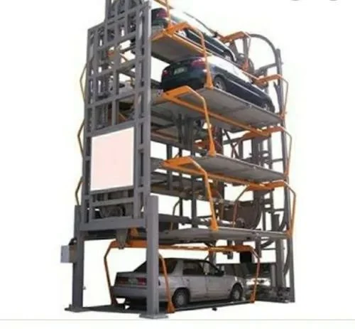 Eco series two post tilting parking lift