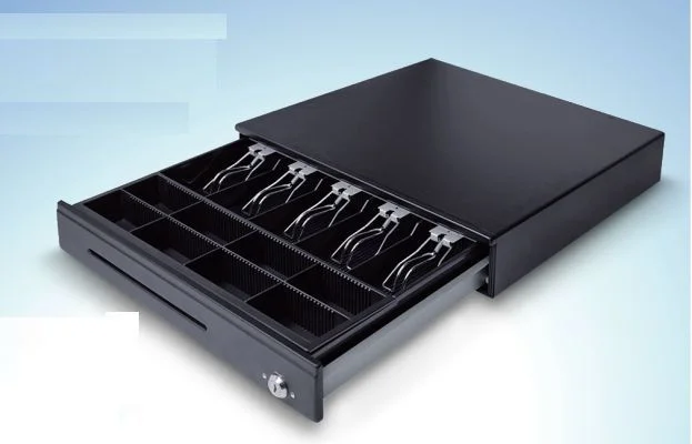 Dual Cash Box with Coin Tray - 8 inch