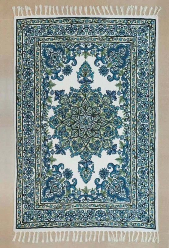 Chain stitch rugs