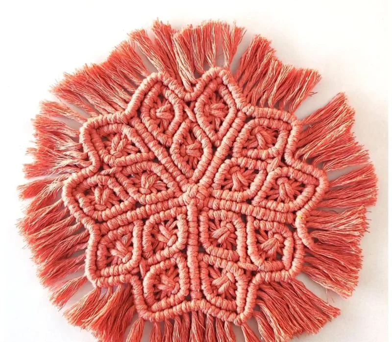 Rose Quartz Gemstone Coaster