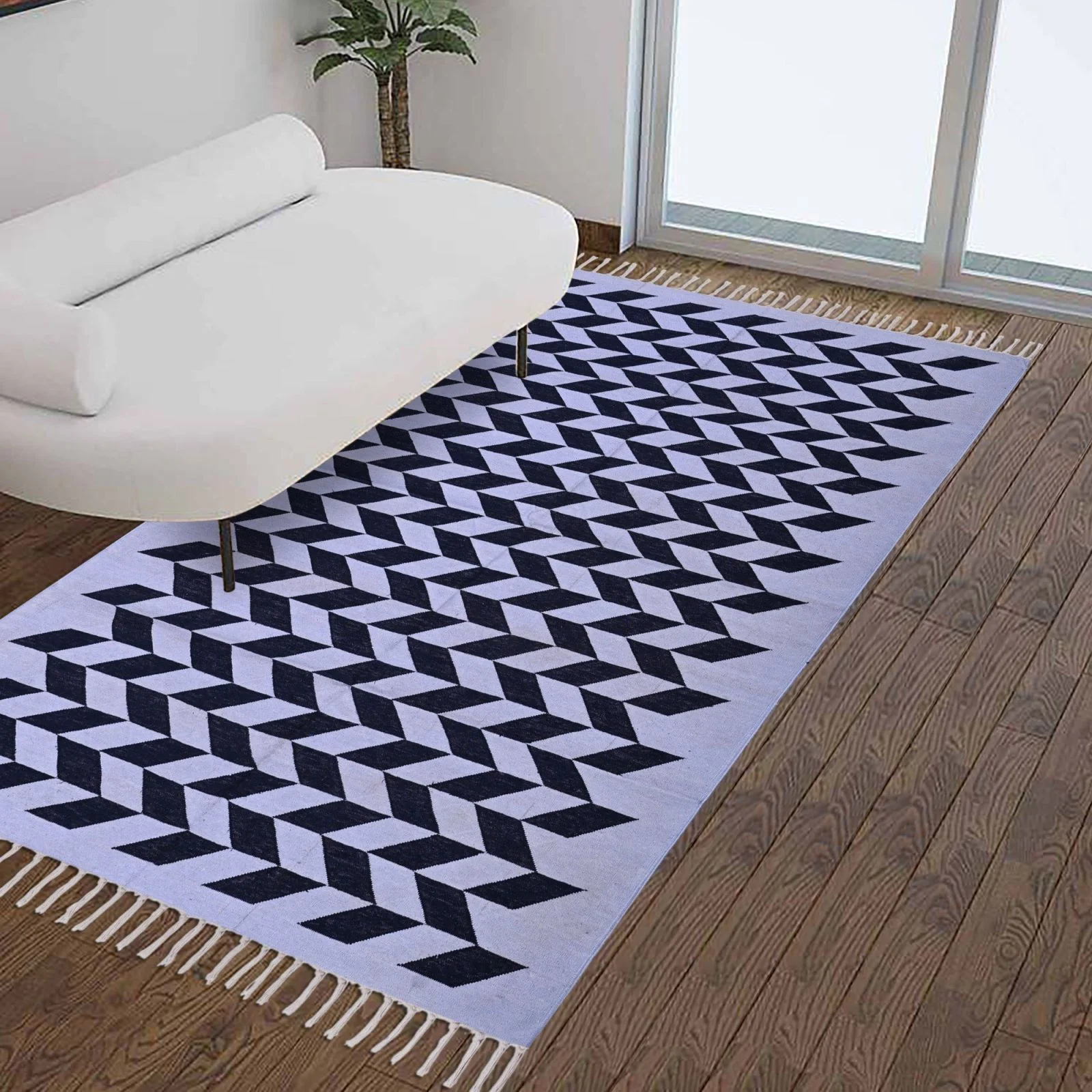 Cotton Chindi Mat Floor Carpet For Home