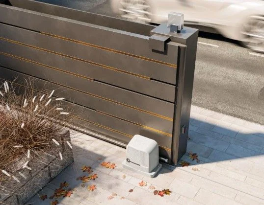 electric feed pusher for cow farms for cow feeding