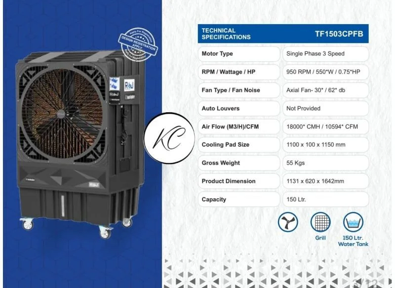 Transparent LCD Display Cooler