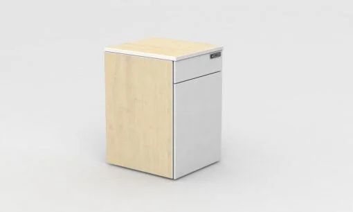 Wooden Triangular Closet- Emboss Work- 4 Drawers