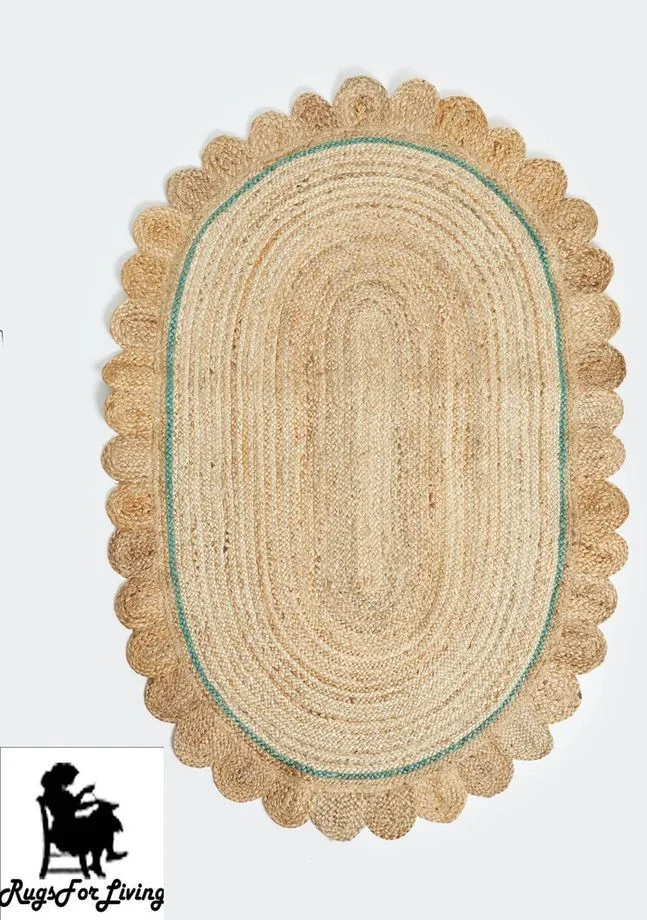 Artisanal Geometric Jute Rug