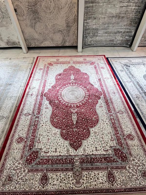 Double color jacquard carpet