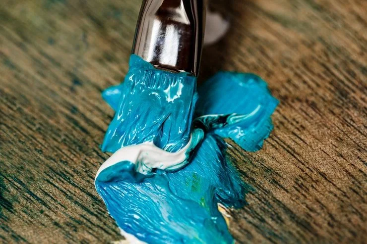 Luminous road marking paint