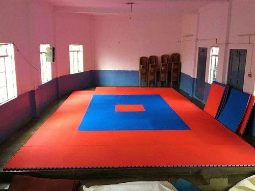 Rubber tiles for gym/playground