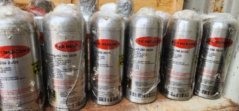 Prime virgin mercury. 99.9 % purity