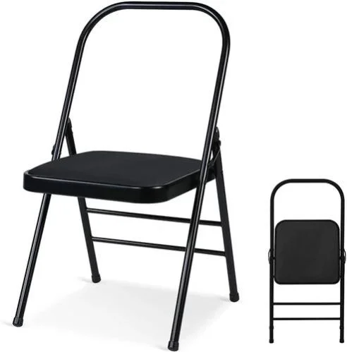 Trembesi Dining Set with H metal Legs Chair