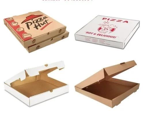 White Art Board Pizza Box 6/7/8/9/10/12 inch