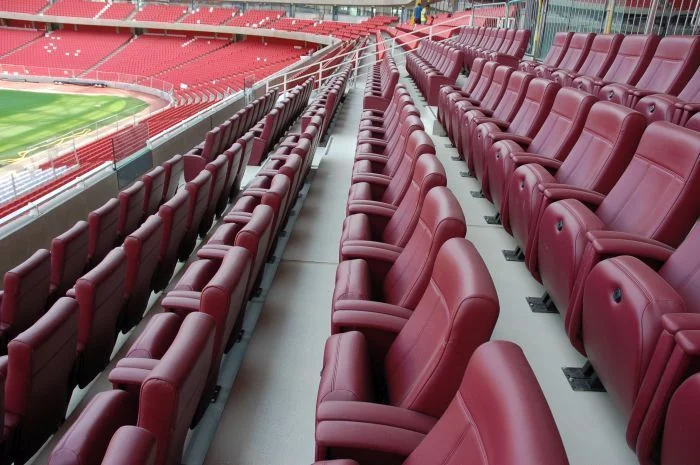 Steel bleacher