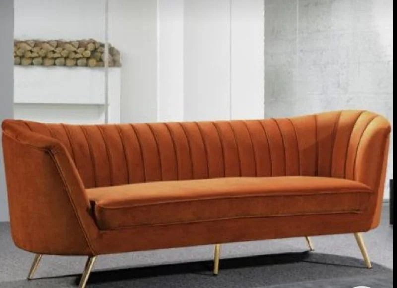Wicker Cane 2 High Cack Seater Sofa