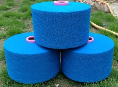 Recycled Cotton Open End Dyed Yarn