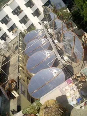 Black Flat Plate Solar Collector For Geyser