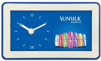 Aluminium clock