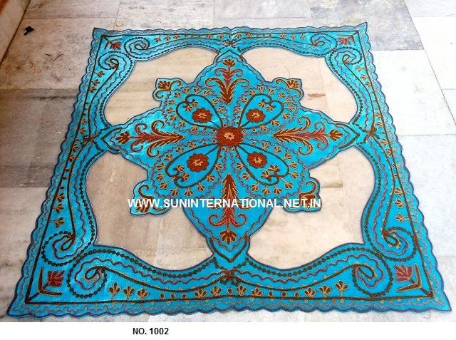 Jodhpur bone inlay bed side table
