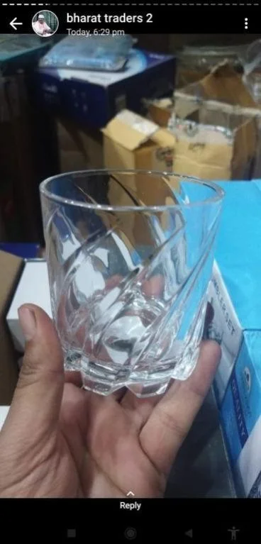 Luxury Twist Wave Whiskey Glass