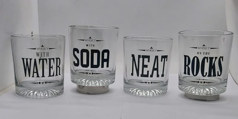Ice Effect Whiskey Glass