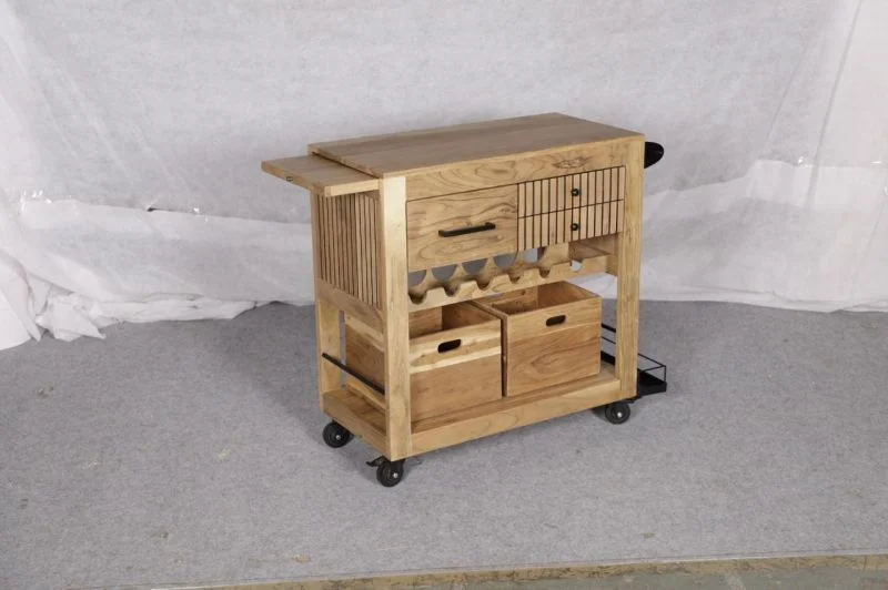 Handmade Wicker Wood Serving Tray