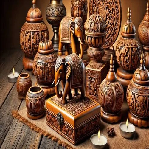 Wooden chakla belan