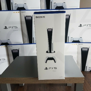 Original Sony PS5 Disc Edition with 2 DualSense Wireless Controllers, 4 Games and Complete Accessories