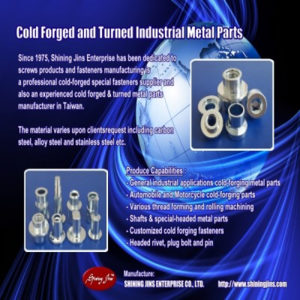 OEM & ODM Customization Cold Forging And Precision Machining Parts made in Taiwan