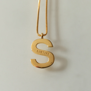 Sterling silver 925 stud necklaces to be customized and labelled