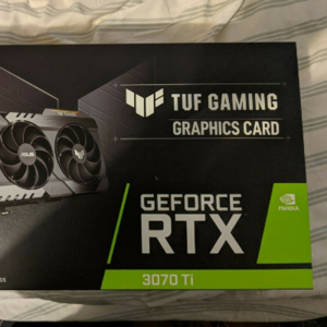 REAL New ASUS TUF Gaming GeForce RTX 3070 Ti OC