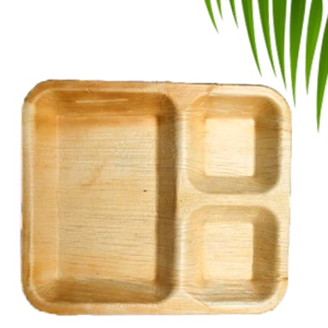 Areca Leaf Plates 3CP Square Dinner plate