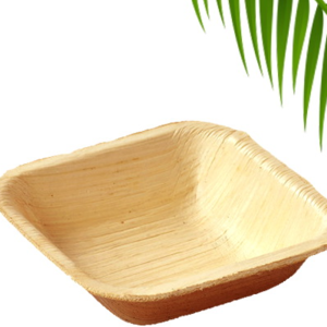 Areca Leaf 4inch Square Bowl