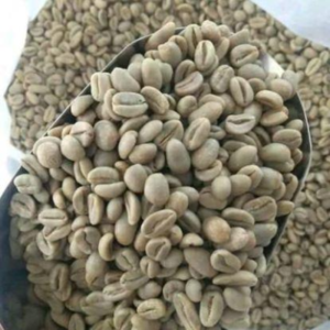 Green and Roasted Coffee Beans Ethiopia