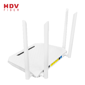 Dual Band 2.4G&5G FTTH 4GE+4WIFI+1POTS+1USB 5dBi 4 Antennas AC XPON GPON ONU For ZTE