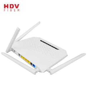 Dual Band 2.4G&5G FTTH 4GE+4WIFI+1POTS+1USB 5dBi 4 Antennas AC XPON GPON ONU For ZTE