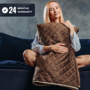 Teddy Electric heated blanket, Soft Electric duvet with Heat Settings Auto shut-off Timer Remote Control, Over-blanket Bed Size Heater Bed Throw Bedspread Fast Heating, EcoSapiens
