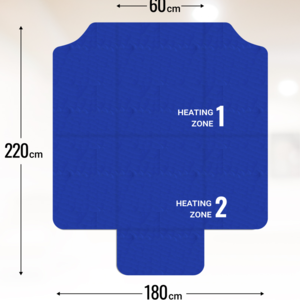 Infrasauna Infrared Sauna Blanket, Two Zone Remote Control, Portable SPA at Home, Infra red Therapy, Body Detox Fitness Hot Sweating Anti Ageing, Beauty Machine, Personal Sauna Bag