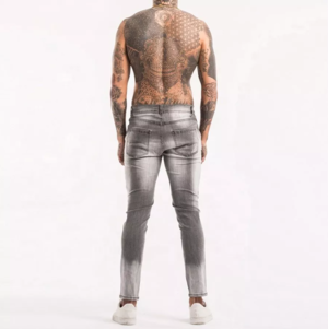 Wholesale Custom Made Your Own Logo Printing Men Light Weight Cheap Price Denim Pant With Front Pockets