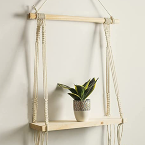 Macrame wall hanging self for home decor