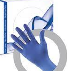 Disposable Nitrile Examination Glove Powder Free Box Of 300 Pieces