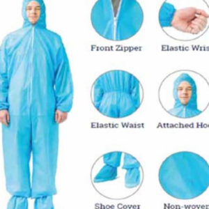 Complete Kit Disposable Gown With Cap And Boots