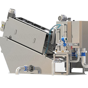 Multi Disc Screw Press Sludge Dewatering