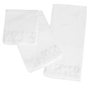 3-Pack Voil White BabyTowels