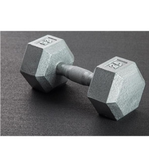 Cast iron hex dumbbell