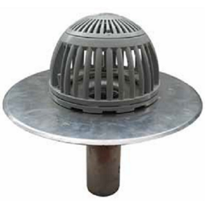 Spun Aluminum New Construction Roof Drain