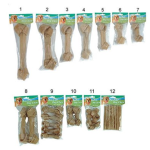 Natural Brown Rawhide Chews