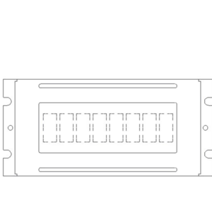 Monochrome LCM Character Type  PLC0801CW