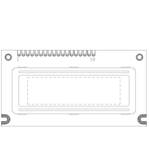 Monochrome LCM Graphic Type  PLG1203BW