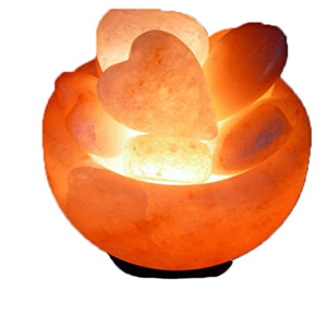 Bowl(Hearts) Salt Lamp